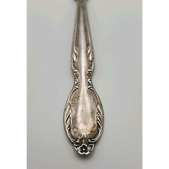 Vtg WM Rogers & Sons ROYAL MANOR Extra Silverplate Flat Handle Butter Knife - Picture 5 of 8